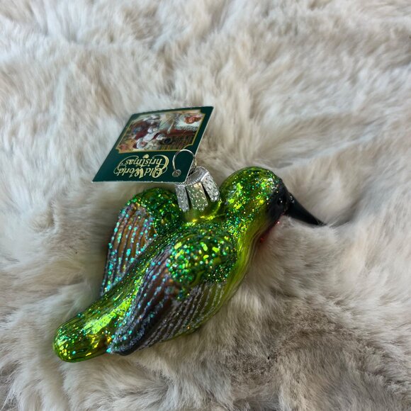 NIB 4x Old World Christmas Blown Glass Hummingbird, Cardinal, Koala, & Hippo - Picture 8 of 9